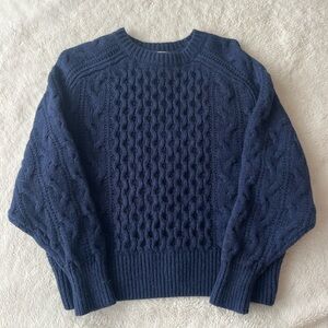 Universal Thread Navy Cable Knit Sweater
